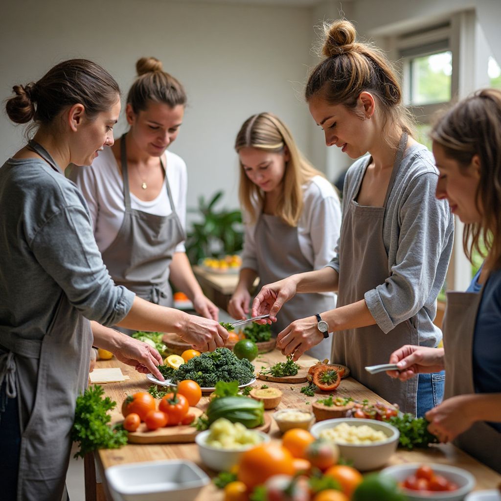 Nutrition education workshop with fresh Australian produce