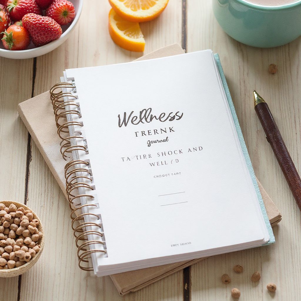 Personalized wellness planning journal