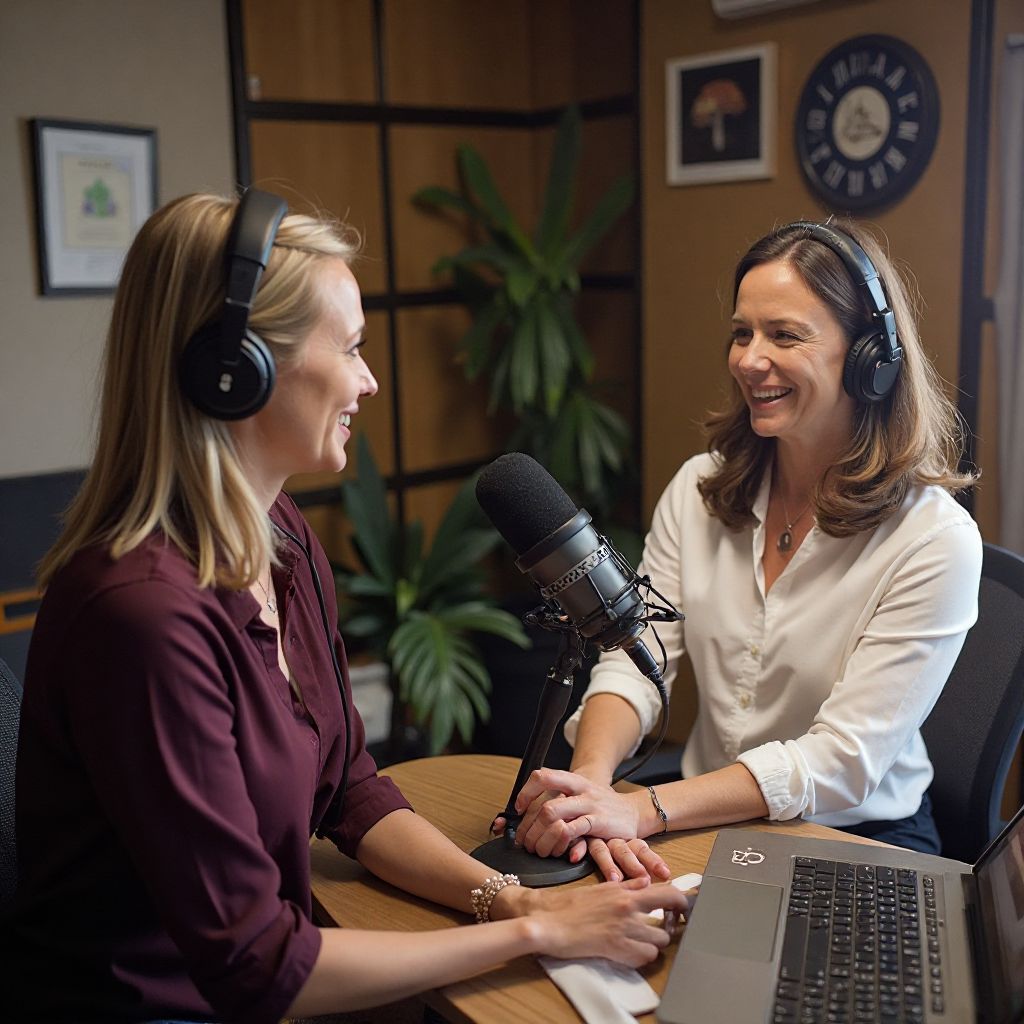 Wellness podcast interview